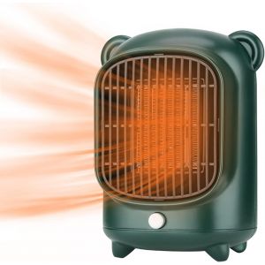 (Vert Foncé), Salle D'eau Ventilateur De Chauffage, Économie D'énergie De Chauffage, Mini-Chauffe-Eau Électrique, Ptc Céramique Ventilateur De Chauffage, Électrique 500w Chambre À Coucher Ch - Neuf
