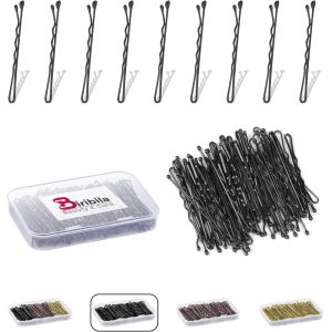 Kal-Lot De 300 &Eacute;pingles &Agrave; Cheveux Avec Bo&icirc;te De Rangement - 5 Cm De Long - &Eacute;pingles &Agrave; Cheveux &Eacute;paisses Et Solides, Pour Tous Les Types (Noir, 300) - Neuf