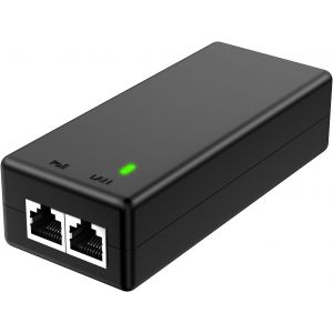 SUBZONAL-Adaptateur Injecteur PoE Gigabit 30W, Convertit Non-PoE en PoE Gigabit, Injecteur Power Over Ethernet 48V IEEE 802.3af/at, Injecteur PoE+ 10/100/1000Mbps Plug & Play, Jusqu'&agrave; 100 M&egrave;tres - Neuf