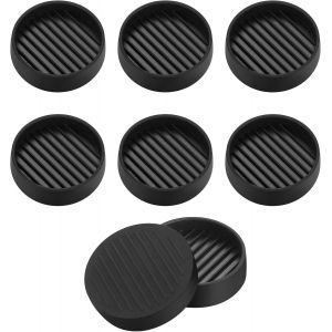 8 Pièces Patins Pour Meubles, 51mm Protection Pied De Chaise, Patins Antidérapants Coupelles De Roulettes Pour Meubles, Sous-Verres De Meubles Ronds Pour Lit Armoire Canapé Chaise Table - Neuf