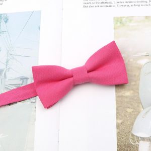 Nouvelle Couleur Claire Parent-Enfant Noeud Papillon Coton Enfants Hommes Décontracté Papillon Cravate Blanc Bleu Rose Noeud Papillon Accessoire De Dîner De Mariage - Neuf