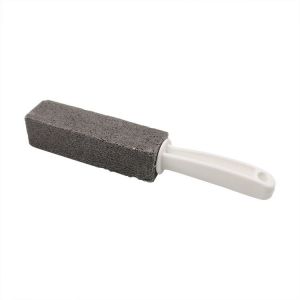 Lot de 4 brosses de nettoyage en pierre ponce avec poignée pour cuvette de toilettes, détachant et nettoyant pour eau dure - Neuf