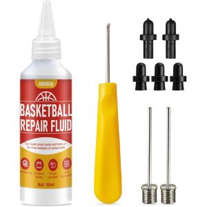 Acdsgd-Kit De R&eacute;paration, 50ml Liquide De R&eacute;paration, R&eacute;pare Les Petites Fissures Des Ballons Sph&eacute;riques Et Emp&ecirc;che Les Fuites D'air, Convient Aux Ballons De Basket De Football Et De Volley-Ball - Neuf
