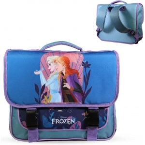 Cartable Primaire Fille 38 Cm - Grand Rangement - Tons Bleu & Violet - Différents Modèles & Licences - Neuf