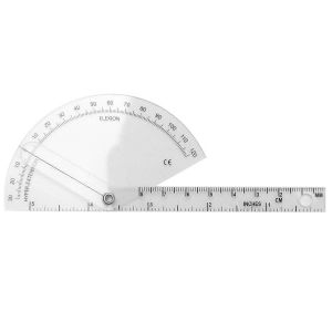 6pcs règle de la colonne vertébrale doigt colonne vertébrale goniomètre rapporteurs angle multi-règle 180/360 degrés mesurant à - Neuf