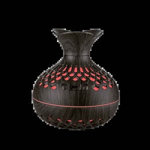 Humidificateur de Vase &agrave; Grain de bois,humidificateur d'air &eacute;lectrique ultrasonique domestique,diffuseur d'huile essentielle de bureau,purificateur d'air pour chambre &agrave; couch - Type Dark Wood Grain - Neuf
