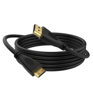 KALANKA-Câble Mini HDMI vers HDMI pour appareil photo sur moniteur TV compatible avec appareil photo Canon EOS R, EOS RP, EOS 5D Mark IV, EOS 6D Mark II, Nikon D3500 D3300 D7500 D850 D500, caméscope, - Neuf