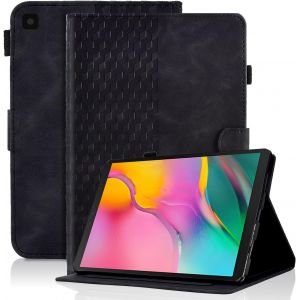 ?tui de protection pour Samsung Galaxy Tab A 10,1"" 2019 SM-T510/T515 - En cuir synth&iquest;&iquest;tique - Avec fonction support et porte-cartes - Noir - Neuf