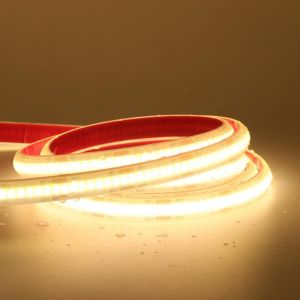 Ruban Led Cob Autocollant,320leds/M Ip68 Étanche 12v Super Lumineux Bandeau Flexible Ruban Led Light Strip Pour Escalier,Chambre,Noël,Fête,Etc (Blanc Chaud,2m) - Neuf