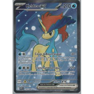 Carte Pok&eacute;mon - Keldeo Ex - 159/086 - Secr&egrave;te Rare Full Art - Ev10,5 Flamme Blanche - Neuf