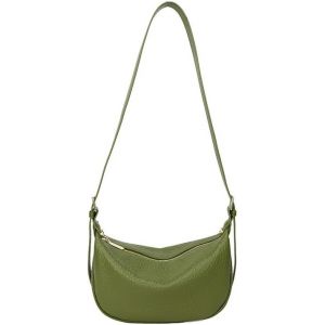 TZF-Sac Bandoulière Femme Cuir Petit Sac Hobo Demi Lune avec Bandoulière Réglable Sac a Main pour Ado Fille Sac à Bandoulière Femme pour Université, Mariage, Festival,Shopping,Bureau - Neuf