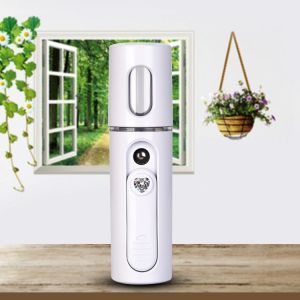 Humidificateur de sauna facial blanc, vaporisateur vide pour soins du visage, maquillage, beauté - Neuf