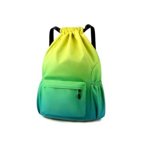 Sac &Agrave; Dos De Basket-Ball Polyvalent Vert Avec Cordon De Serrage - Durable, Spacieux Et Confortable Pour Le Sport, Les Voyages Et L'utilisation Quotidienne - Neuf