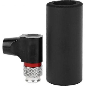 Pompe À Pneu Universelle Portable Pour Vélo Co2 Schrader / Presta Valve Gonfleur De Vélo En Alliage D'aluminium Noir - Neuf