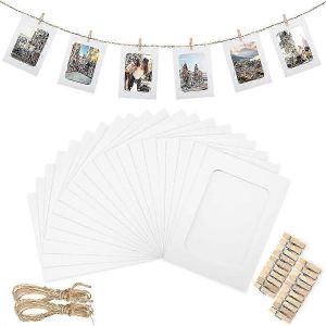 50Pcs Cadres Photo en Papier pour Cadres Photo en Papier 4x6 Pouces,Kit DIY Carton Photo Suspendu Affichage fo - Neuf