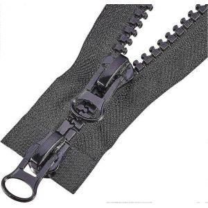 2pcs #8 32 Pouces Deux Voies S&eacute;parant Les Fermetures &Agrave; Glissi&egrave;re En Plastique Noir Heavy Duty R&eacute;sine Fermetures &Agrave; Glissi&egrave;re En Vrac Pour Coudre Manteau Veste Sur Mesure Artisanat - Neuf