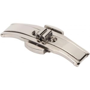 Kal-Fermoir De Montre En Acier Inoxydable, Boucle De Bracelet De Montre Double Bouton, Extension Du Fermoir, Finition Haute, Remplacement Du Fermoir - Neuf