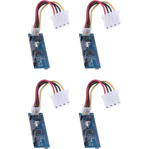 4X Adaptateur IDE vers SATA HDD 3.5 Convertisseur de Disque Dur IDE vers SATA Connecteur de Disque Dur PATA IDE 40 Broches vers SATA 22 Broches.[W1240] - Neuf