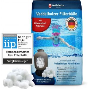 Boule filtrante Piscine-Le matériau Le Plus léger pour la Meilleure Performance-remplace 25 kg de Sable filtrant Sable de Quartz-Accessoires de Piscine-Balle filtrante Piscine - Neuf