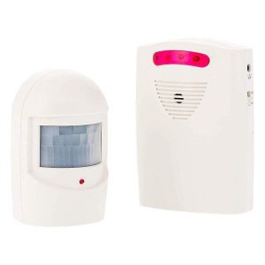 Système d'alarme infrarouge pour allée - Dispositif d'accueil à induction de type divisé pour la sécurité de la maison avec sons réglables et alertes visuelles - Neuf