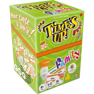 Chenquansarl-Time's Up! Family- Version Verte - Jeu D' En Equipe Dès 8 Ans - Jeu De Société Enfants - Jeu De Rapidité - Cartes À Deviner - 4 À 12 Joueurs - 30 Min - En Français- Repos Production - Neuf