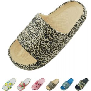 Kalanka-Claquettes Femme Chausson Homme Confortables Pantoufles Semelle Épaisse Eva Cloud Slippers Séchage Rapide Claquette Douche Antidérapant Chaussons De Bain/De Plage - Neuf