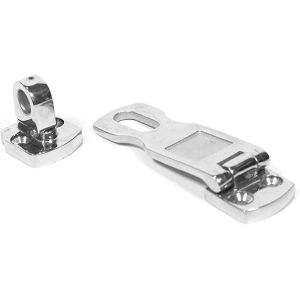 Boucle Marine En Acier Inoxydable 75 X 25 Si&egrave;ge D'ancrage De Porte &Agrave; Boucle Pivotante &Agrave; 360 Degr&eacute;s Pour Yachts De Camping-Car (Couleur : Argent) - Neuf