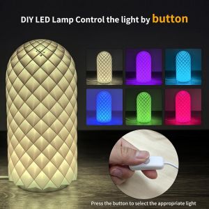 MEVRONISSHOP-Kit de lampe LED Craetive DIY pour imprimante 3D (bouton de contr&ocirc;le) : accessoires de mat&eacute;riel uniquement - Projet d'&eacute;clairage personnalis&eacute; multicolore &eacute;conome en &eacute;nergie pour les mod&egrave;l - Neuf