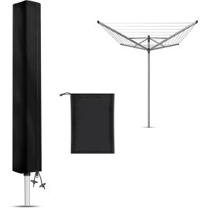 MEVRONISSHOP-Housse de Protection pour s&eacute;choir &agrave; Linge Rotatif avec Fermeture &eacute;clair, Oxford imperm&eacute;able et r&eacute;sistant aux intemp&eacute;ries (180 x 16 x 16 cm) - Neuf