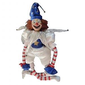 Nouvelle poup&eacute;e clown Poltergeist en peluche effrayante, jouet doux en peluche, cadeau d'Halloween - Neuf