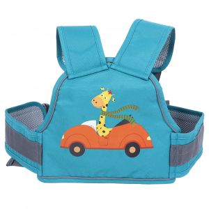 Harnais De Securite Pour Enfants, Pour Moto, Velo, Siege Arriere, Ceinture De Securite, Vert Menthe - Neuf