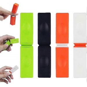 Lot de 4 briques magnétiques, blocs de construction anti-stress, mini-blocs cadeaux-Style masculin - Neuf