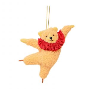 Adorable ours en peluche dansant pour la pendaison de cremaillere du Nouvel An - Neuf