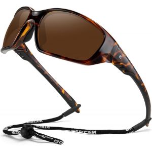 Lunettes De Soleil Polaris&eacute;es Pour Homme Et Femme : Protection Uv Pour La P&ecirc;che, La Conduite, Le Cyclisme, La Course &Agrave; Pied - Neuf