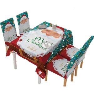 5 PCS de No&euml;l &agrave; Imprimer Nappe Rectangle ou d'un Pr&eacute;sident de la Couverture De - Neuf