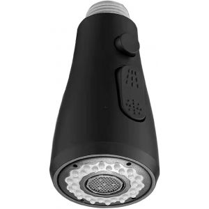 KAL-Tête De Pulvérisation De Rechange 2 Fonctions Pour Robinet De Cuisine, Robinet Mitigeur De Salle De Bain Noir - Neuf