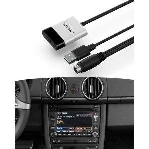 Adaptateur Bluetooth Pour Voiture Avec C&acirc;ble Ipod Et Usb En Y Compatible Avec Le Syst&egrave;me Porsche Pcm3.0,Adaptateur Bluetooth Pour Musique De Voiture Avec Streaming Audio Haute D&eacute;finition - Neuf