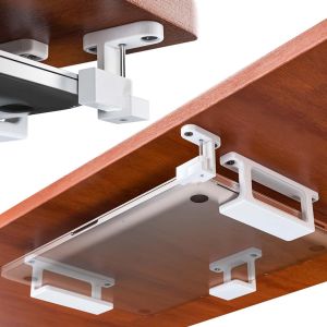 TIANYI-Support sous Table pour Ordinateur Portable avec Protection Contre Les Chutes pour Ordinateur Portable MacBook 0-35 mm Blanc - Neuf