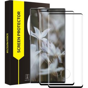 2 Pack Verre Tremp&eacute; Pour Samsung Galaxy Note 10, Duret&eacute; 9H Vitre Protection, Anti Rayures, Sensibilit&eacute; Tactile, Couverture Compl&egrave;te 3D, Bubble Free, Hd Claire Note 10 Protection &Eacute;cran - Neuf