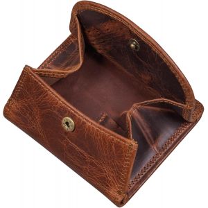 CAUC-J&oacute;lan' Portefeuille Homme Slim Cuir Vintage Porte-Monnaie &Eacute;tui Pochette pour Monnaie Porte-Cartes RFID Vintage - Neuf