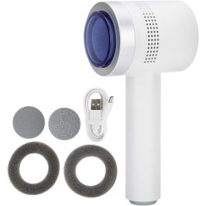 Checarzhn--No1-Dissolvant Électrique Calleux, Râpe Calleuse Râpe Calleuse Soin Des Pieds Set De Pédicure De Soin Des Pieds Avec 3 Têtes De Meulage Et Système D'aspirateur Et 2 Niveaux De Vitesse - Neuf