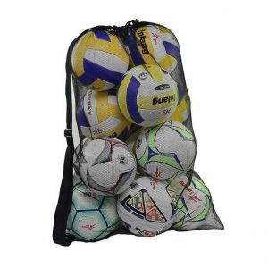 Sac De Sport Extra-Large En Maille Avec Cordon De Serrage - Rangement Durable Pour Ballons De Football, De Basket Et Autres - Idéal Pour Les Athlètes Et L'équipement D'entraînement - Neuf