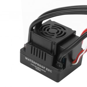 Contrôleur de vitesse électronique ESC sans balais, étanche, 120A, accessoire adapté à la prise de voiture RC 1/8 - Neuf