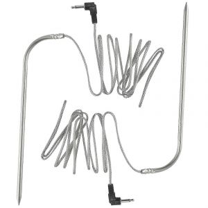 Sonde à viande haute température de remplacement pour grils à granulés et fumoirs à granulés compatible avec les grils de fosse,sonde de barbecue étanche 2 pièces - Neuf