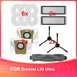 Convient aux accessoires de balayeuse L20 Ultra Brosse lat&eacute;rale Filtre Brosse en caoutchouc Balai Brosse principale Sac &agrave; poussi&egrave;re - Neuf