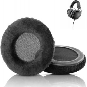 KAL-Oreillettes En Tissu Doux De Remplacement Compatible Avec Les Casques Beyerdynamic Dt770 Dt990 Dt770 Dt990 Pro Coussinets D'Oreilles (Tissu Doux/Mousse Haute Densité) - Neuf