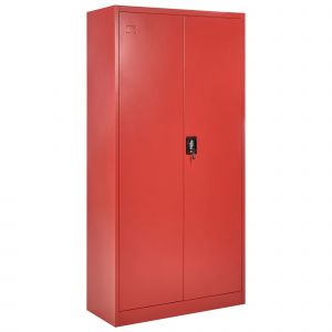 Meuble De Rangement Feldspar Métal Rouge - Neuf