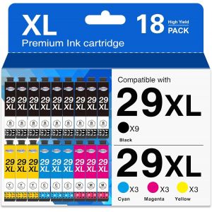 TEPPA-29XL Remplacement pour Epson 29 XL Cartouches d'encre Fraise pour Epson Expression Home XP-235 XP-355 XP-445 XP-345 XP-255 XP-245 XP-332 XP-335 XP-342 XP-432 XP-435 XP-442 XP-355 XP-352 - Neuf