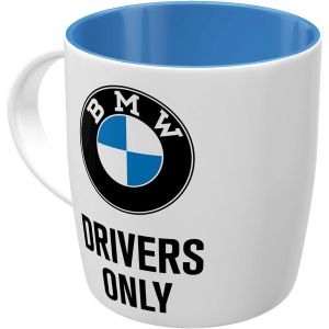 Eryi-Tasse À Café Rétro, 330 Ml, Official License Product (Olp), Bmw ¿ Drivers Only ¿ Idée De Cadeau Pour Fans De Bmw, Mug En Céramique, Design Vintage - Neuf