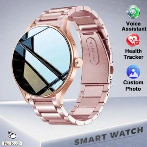 1.55 Hd Montre Montres Intelligentes Hommes 3D Ui Original Traqueur De Santé Modes De Sport Trajectoire De Mouvement Appel Sans Fil Smartwatch Femmes Sport.Pink A0020. - Neuf